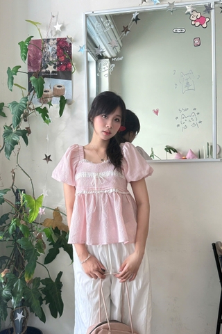 A29673- A babydoll TN phối ren