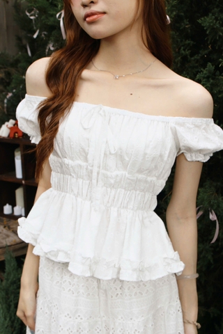 A29332 - A kiểu tay búp phối bèo la