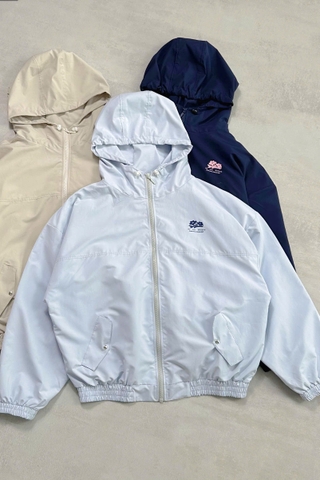 K3274 - 	K dù 2 nắp túi in Flower