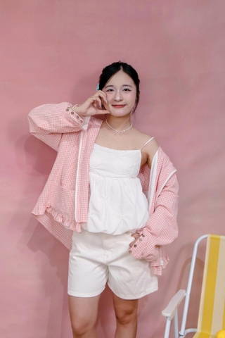 K3250 - 	K caro bèo lai xếp li sau