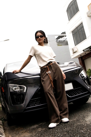 Q8697 - Q kaki culottes rã xéo