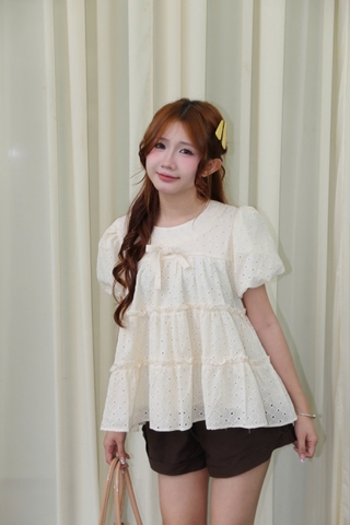 A30026 - Áo babydoll bèo tay bí