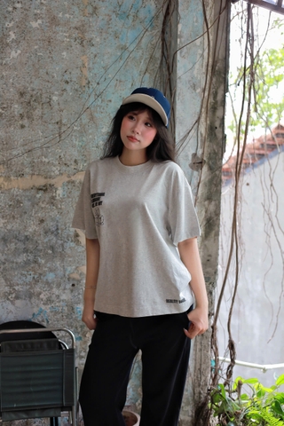 A29831- Áo thun boxy rộng in Every