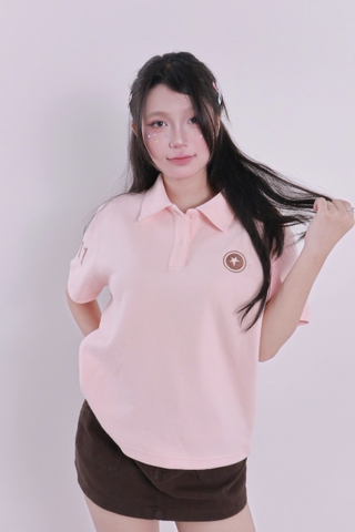 A29974 - Áo thun Polo form vừa thêu Confidence