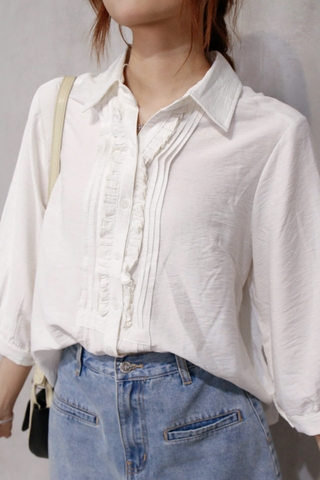 A29188 - A smi xếp li phối bèo ngực