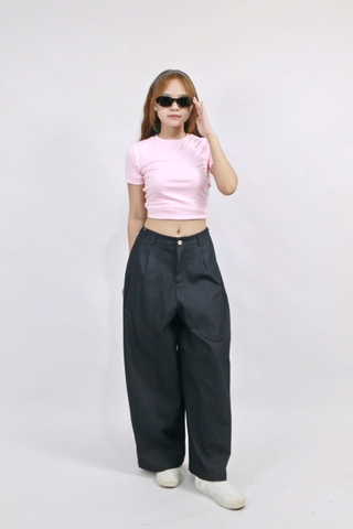 Q9813- 	Q kaki ống cong xếp li
