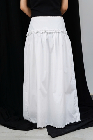 V3837 - 	V dài xẻ tà buộc nơ