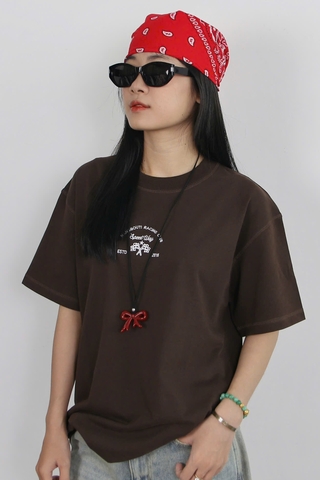 A28116 - A thun TN phối cổ in thêu Tur