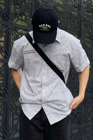 A28180 - A smi nam sọc TN 1 túi thêu I really