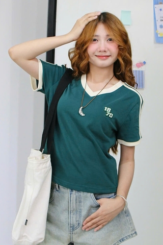 A28523 - A cổ tim in thêu 1870