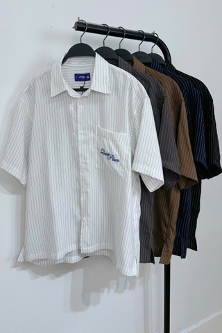 A28896 - A smi sọc nam TN lệch tà 1 túi thêu Quiet