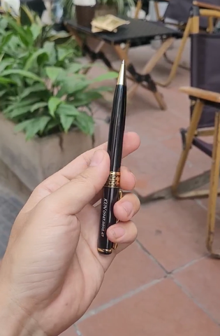 Bút ký khắc tên CHIPLIFE PX025 - dạng xoay viền tổ ong ngòi 0.7mm mực xanh