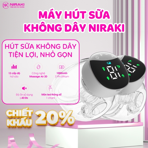 Máy Hút Sữa Đôi Niraki