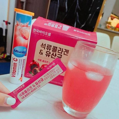 Collagen lựu đỏ Bio Cell Hàn Quốc dạng bột