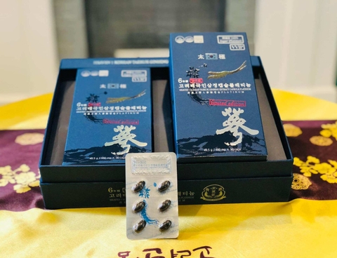 Viên thiên sâm đông trùng hạ thảo Hàn Quốc King Ginseng hộp 180 viên