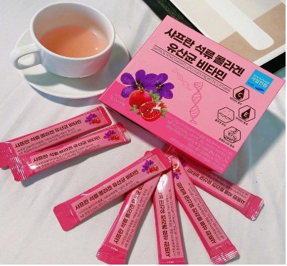 Bột Uống Collagen Lựu Đỏ Nhuỵ Hoa Nghệ Tây