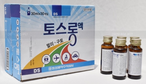 NƯỚC CHỐNG SAY TÀU XE TOSLONG HÀN QUỐC