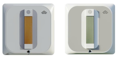 Robot lau cửa có vòi phun nước hai mặt