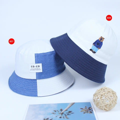 1 Cặp 2 Nón Bucket ,Nón Vành- B07-B08
