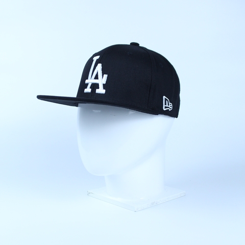 Nón Snapback Bít Đuôi LA Đen - D20
