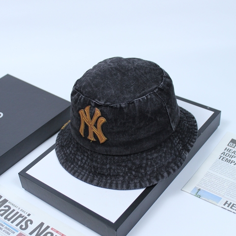 Nón Bucket, Nón Vành NY Đen - B01