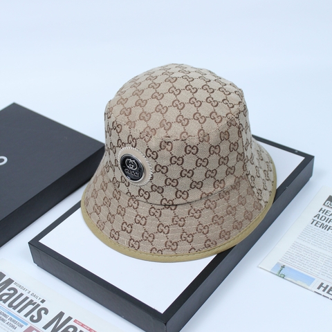 Nón Bucket Nón Vành GC Nâu- B14