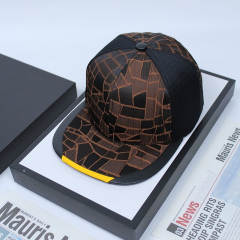 Mũ Nón Snapback Vân Đá Nâu- M09