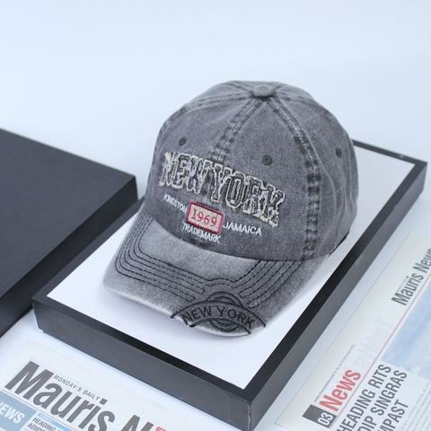 Nón Lưỡi Trai Jean Bụi New York- J27