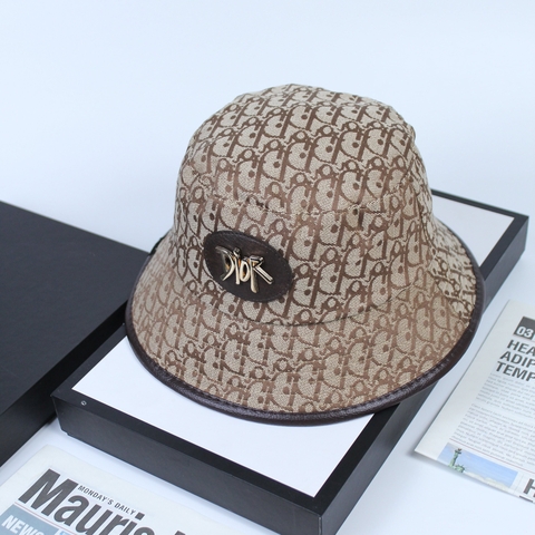 Nón Bucket Nón Vành Dior Nâu- B21