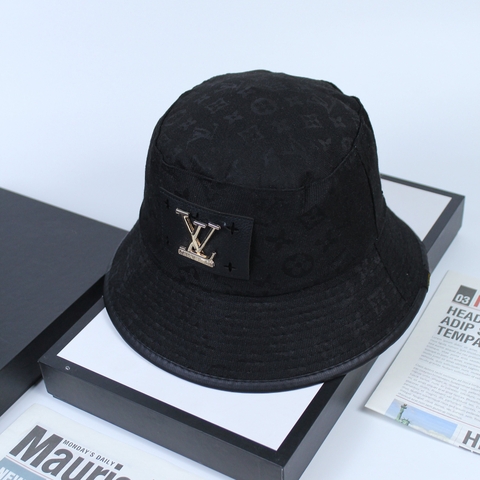 Nón Bucket Nón Vành LV Đen- B24