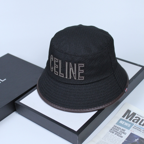 Nón Bucket Nón Vành Celine Đen- B29