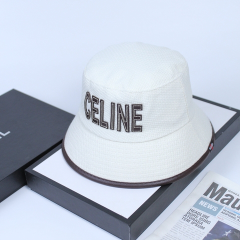 Nón Bucket Nón Vành Celine Kem- B30