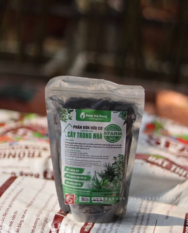 Phân bón hữu cơ chuyên cho cây trong nhà - túi 500gr