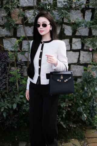 MIEN STORE ÁO KHOÁC NỮ MÙA ĐÔNG CHẤT DẠ FLORA WOMEN