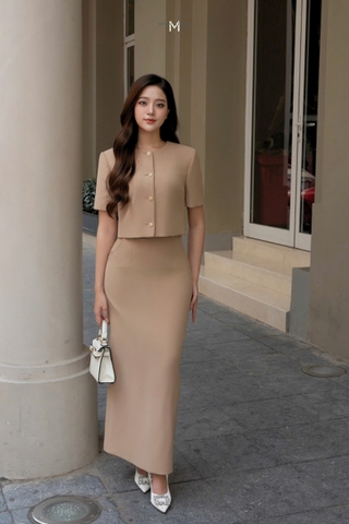 CHÂN VÁY DÁNG DÀI NỮ CÔNG SỞ ARA MIEN STORE