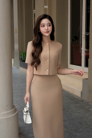 ÁO KHOÁC BLAZER NỮ CÔNG SỞ DÁNG NGẮN ARA MIEN STORE