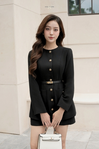 ÁO KHOÁC BLAZER CỔ TRÒN CÔNG SỞ NỮ LADIES MIEN STORE