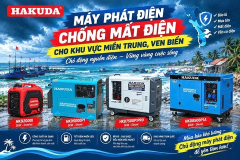 Máy Phát Điện Chống Mất Điện Cho Khu Vực Miền Trung, Ven Biển