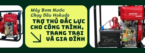 Máy Bơm Nước Chạy Dầu Hakuda: Trợ Thủ Đắc Lực Cho Công Trình, Trang Trại Và Gia Đình
