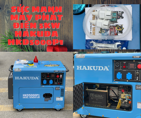 Sức Mạnh Máy Phát Điện 5KW Hakuda HKD5000P1 – Lựa Chọn Chuẩn Công Trình
