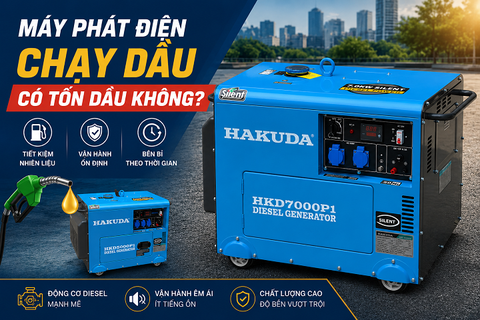Máy Phát Điện Chạy Dầu Có Tốn Dầu Không?