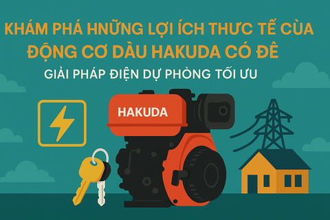 Khám Phá Những Lợi Ích Thực Tế Của Động Cơ Dầu Hakuda Có Đề: Giải Pháp Điện Dự Phòng Tối Ưu