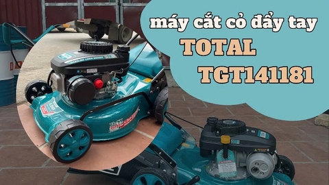 Cùng Tìm Hiểu Máy Cắt Cỏ Đẩy Tay Total Chạy Xăng 4HP TGT141181