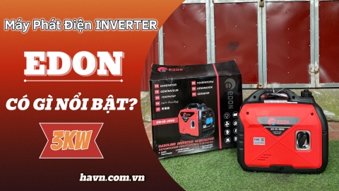 Máy Phát Điện Xách Tay Edon 3Kw ED-IG-3800 Siêu Cách Âm Inverter Có Gì Nổi Bật?
