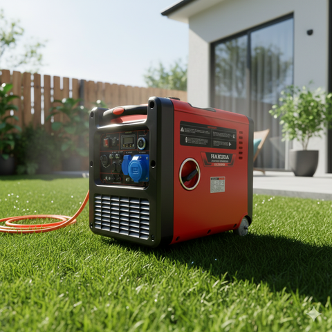 Máy Phát Điện Inverter 5KW Hakuda HKD5000IE – Chạy Xăng, Siêu Êm, Cách Âm Tốt, Điện Ổn Định Tuyệt Đối