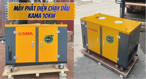 Máy Phát Điện Chạy Dầu 10KW Kama KDE12T-3 - Chất Lượng Không Thể Bỏ Qua