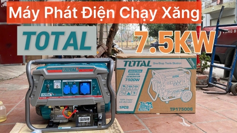 Máy Phát Điện Chạy Xăng Total 7.5KW TP175006 Chất Lượng Cao