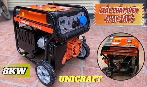 Máy Phát Điện Chạy Xăng Unicraft PG-E90 SEA 8KW Chạy Khỏe