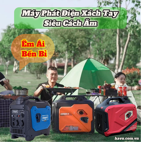 Máy Phát Điện Xách Tay Siêu Cách Âm Inverter - Sử Dụng Êm Ái Và Tiện Lợi