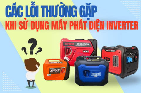 Các Lỗi Thường Mắc Phải Khi Bạn Sử Dụng Máy Phát Điện Chạy Xăng Inverter